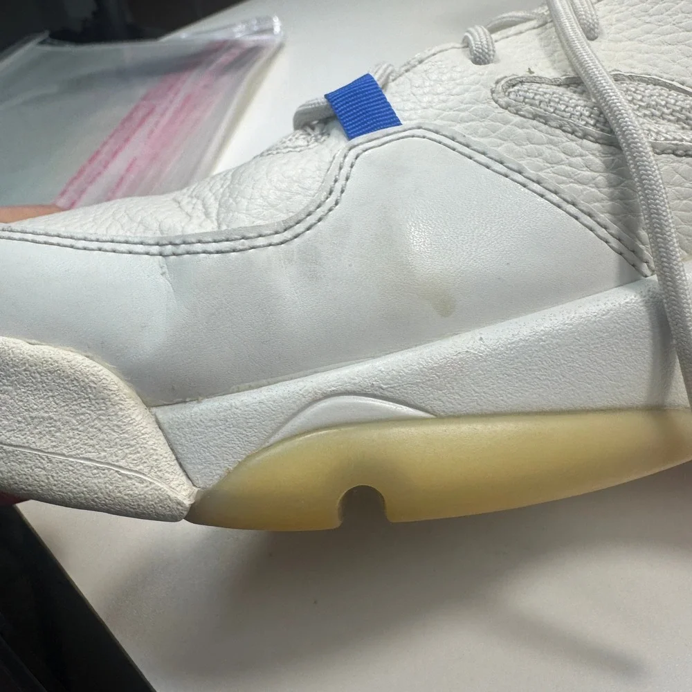 Nike Air Jordan 6‎ Retro Men 10.5 White Pink Blue Basketball Shoes